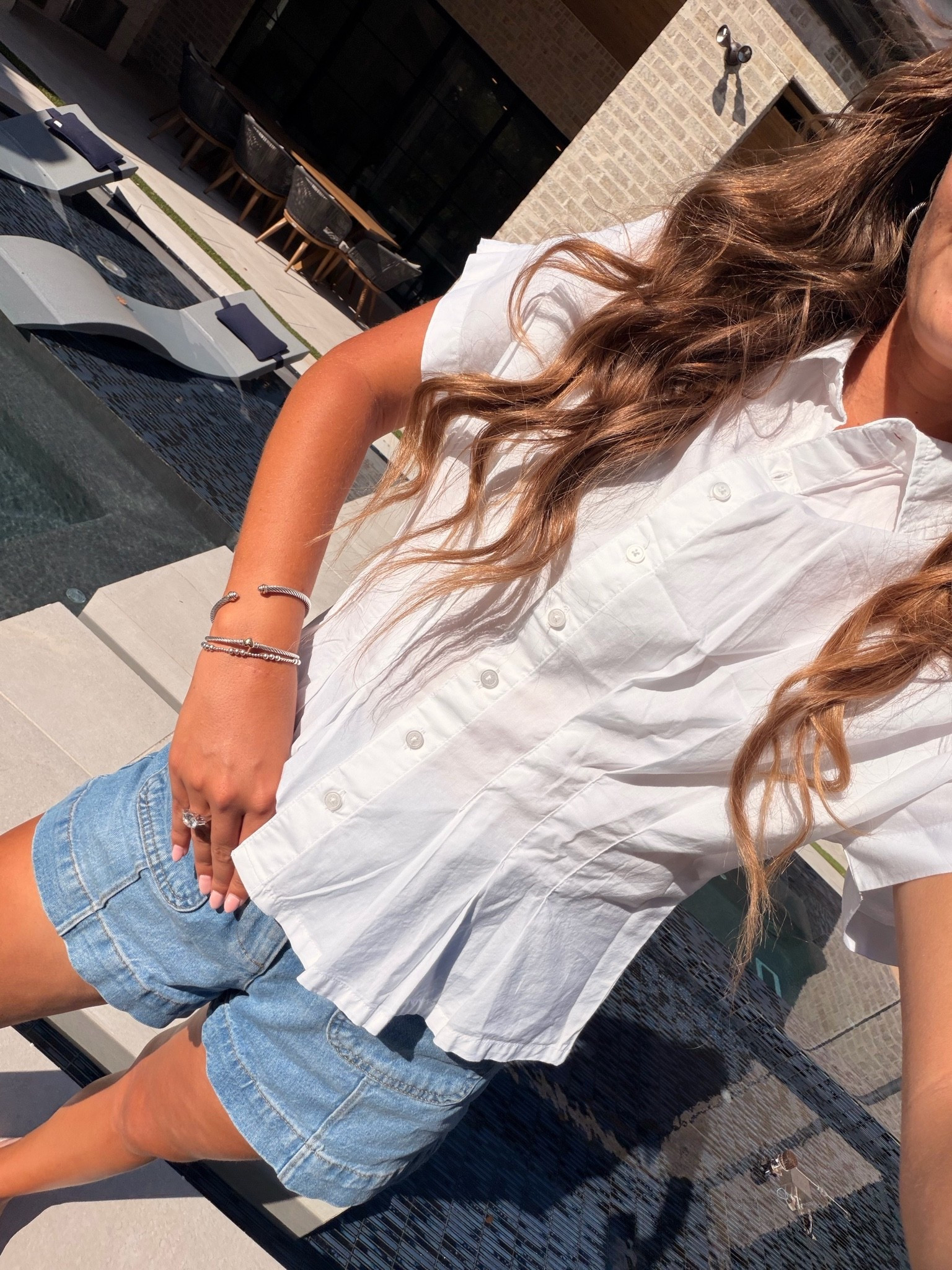 Cutest top from old navy and jean shorts from Walmart

#LTKgrwm #LTKootd #LTKSaleAlert