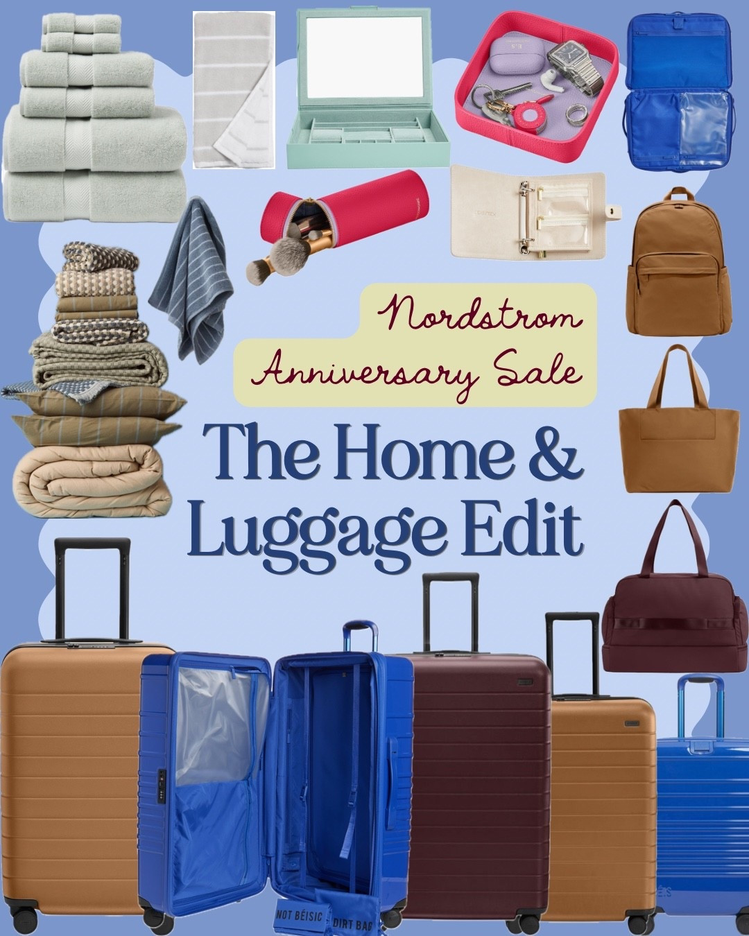 Nordstrom Anniversary Sale: Some of our tried-and-true favorites for home (especially bed + bath) & away! 🧳

You can shop all of our curated Nordstrom Anniversary Sale lists here and on ShopMy: https://shopmy.us/shop?Curator_id=5131&tab=collections&Section_id=513081

#LTKSaleAlert #LTKTravel #LTKHome