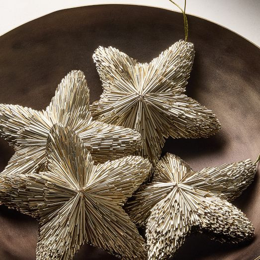 Mylar Star Ornaments (Set of 4) | West Elm (US)