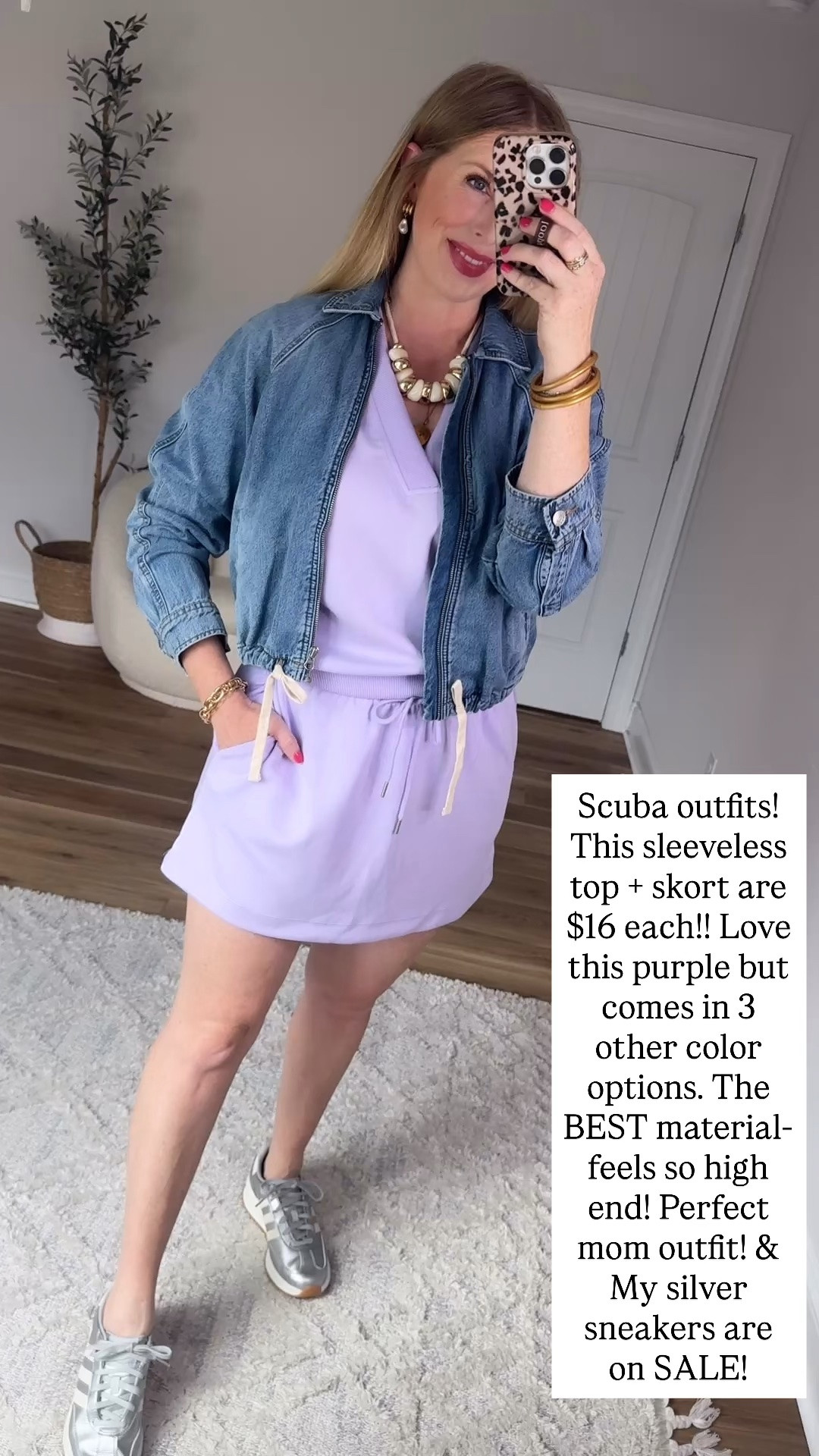 Walmart outfit, Walmart fashion, scubaknit, skort and tank, Walmart style

#LTKootd #LTKmomlife