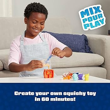 Elmer’s Squishies Kids’ Activity Kit, DIY Squishy Toy Kit Creates 4 Mystery Characters, Kids ... | Amazon (US)