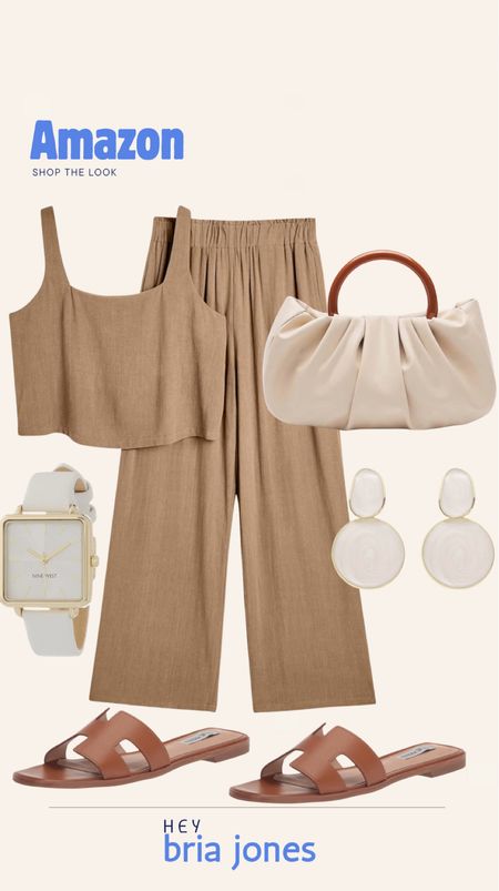 Amazon shop the look! 

Shoulder bag, summer style, vacation outfit, earrings, watch, purse, two piece set, sandals, shoes 

#LTKStyleTip #LTKShoeCrush #LTKItBag