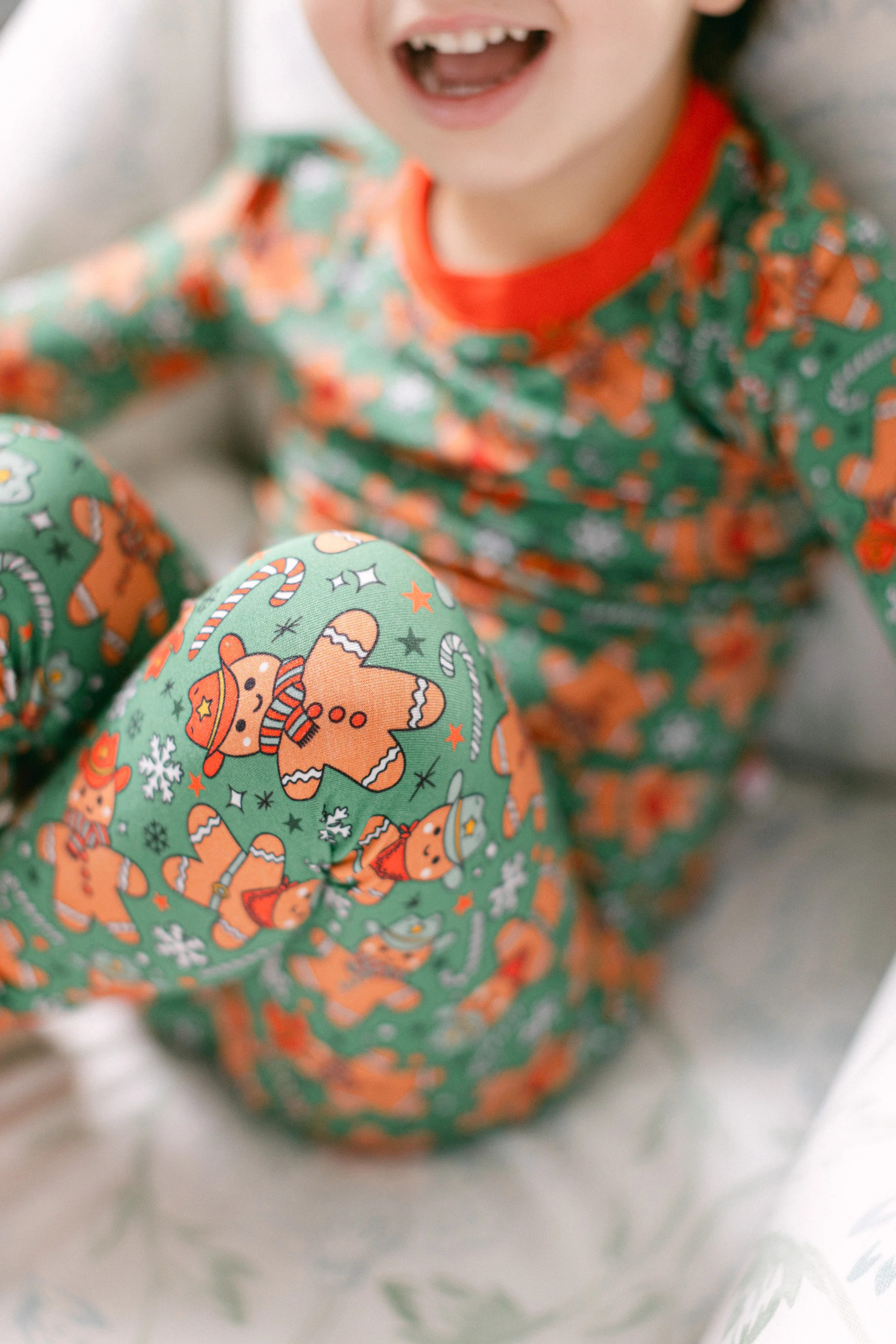 Cowboy Gingerbread Premium PJ Set | Poppy Kids Co