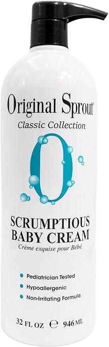 Original Sprout Scrumptious Baby Cream, Baby Lotion & Butt Cream with Zinc, Diaper Rash Cream for... | Amazon (US)