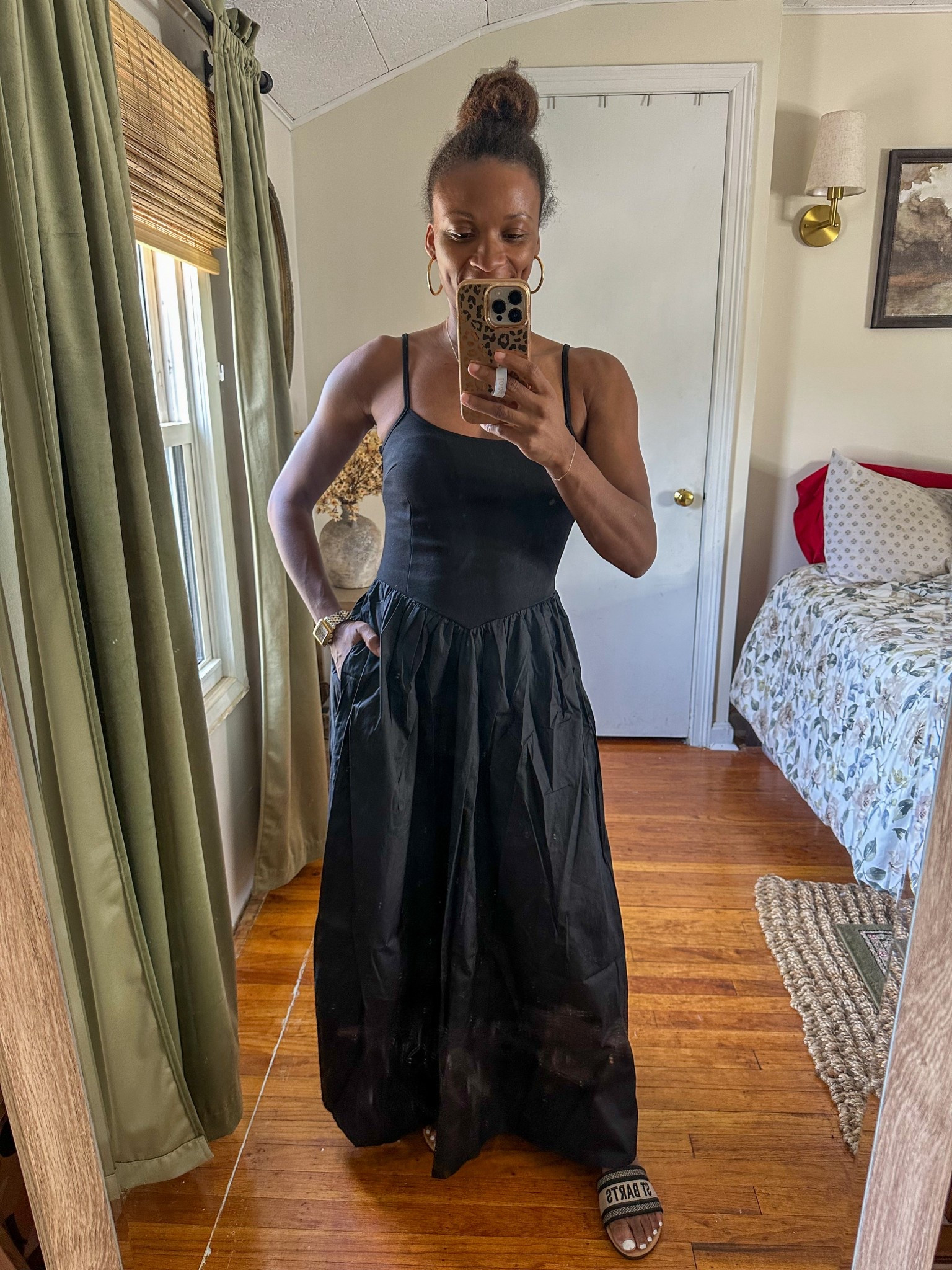 Black maxi dress for summer.  Wearing size XS

#LTKSummerEdit