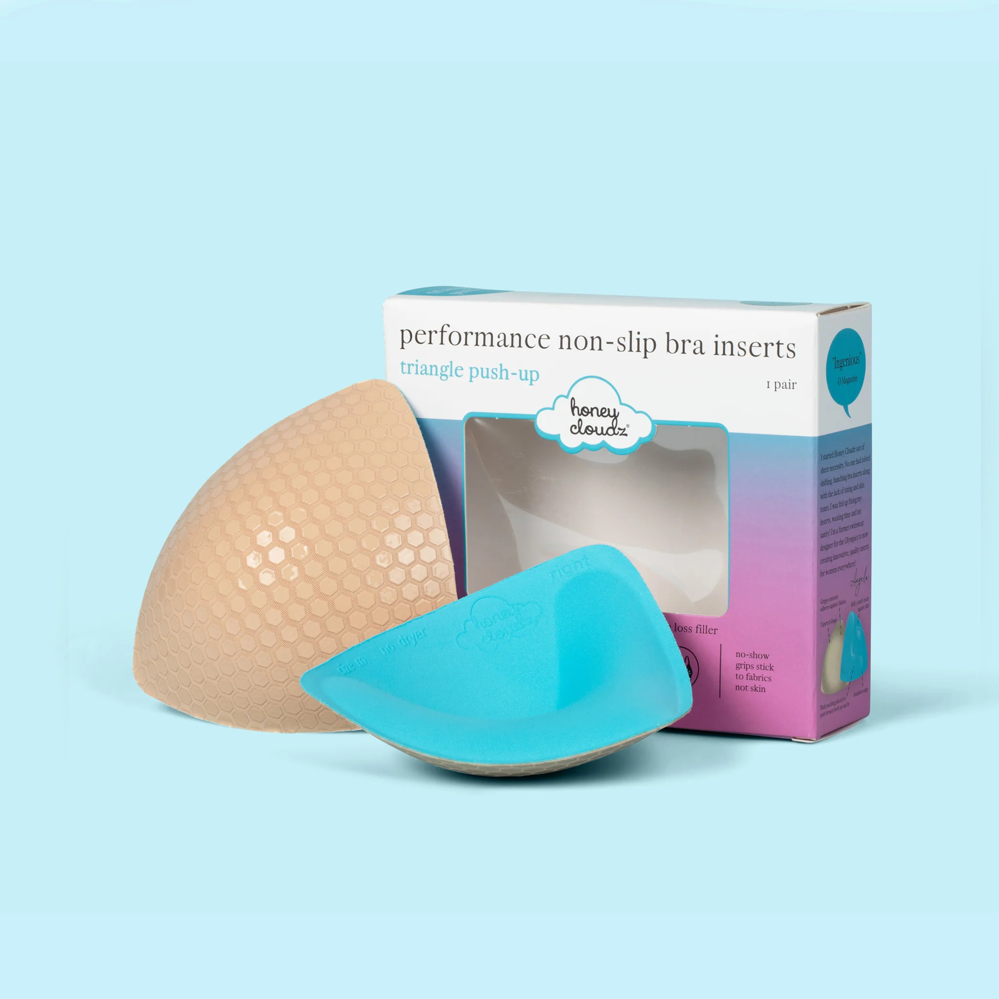 Triangle Push-Up Bra Inserts | Honey Cloudz