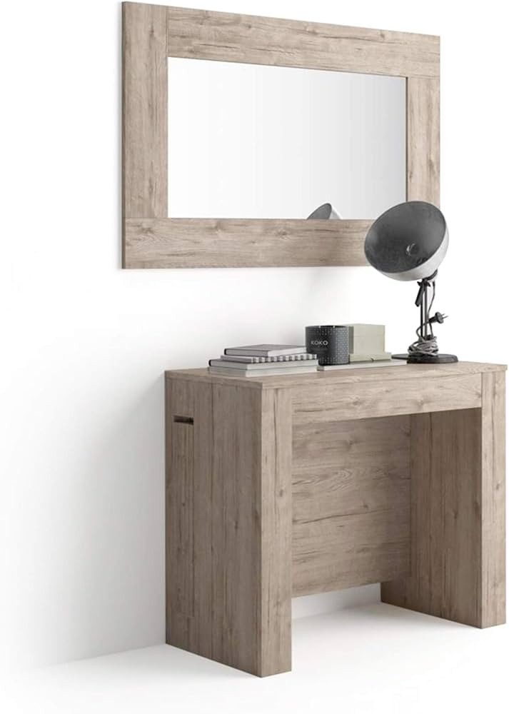 Mobili Fiver, Easy, Extendable Console Table with Extension Leaves Holder, 17,7(120,1) x35,4 in, ... | Amazon (US)