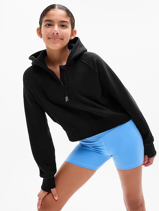 Athleta Girl All Day Half Zip Hoodie | Athleta