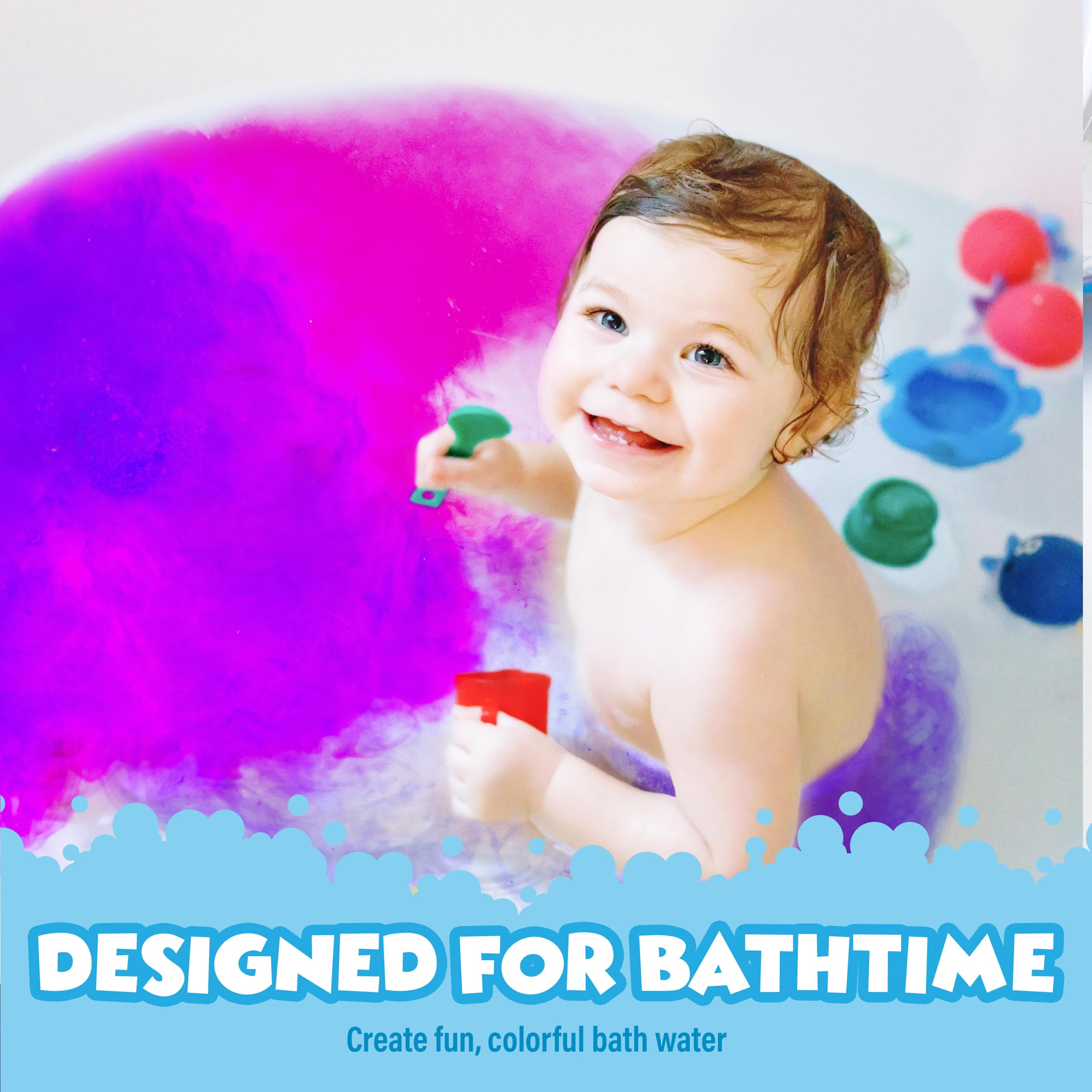 Tub Works® Bath Color Fizzies, 150 Count | Nontoxic & Fragrance-Free | Fizzy, Bath Color Tablets... | Amazon (CA)