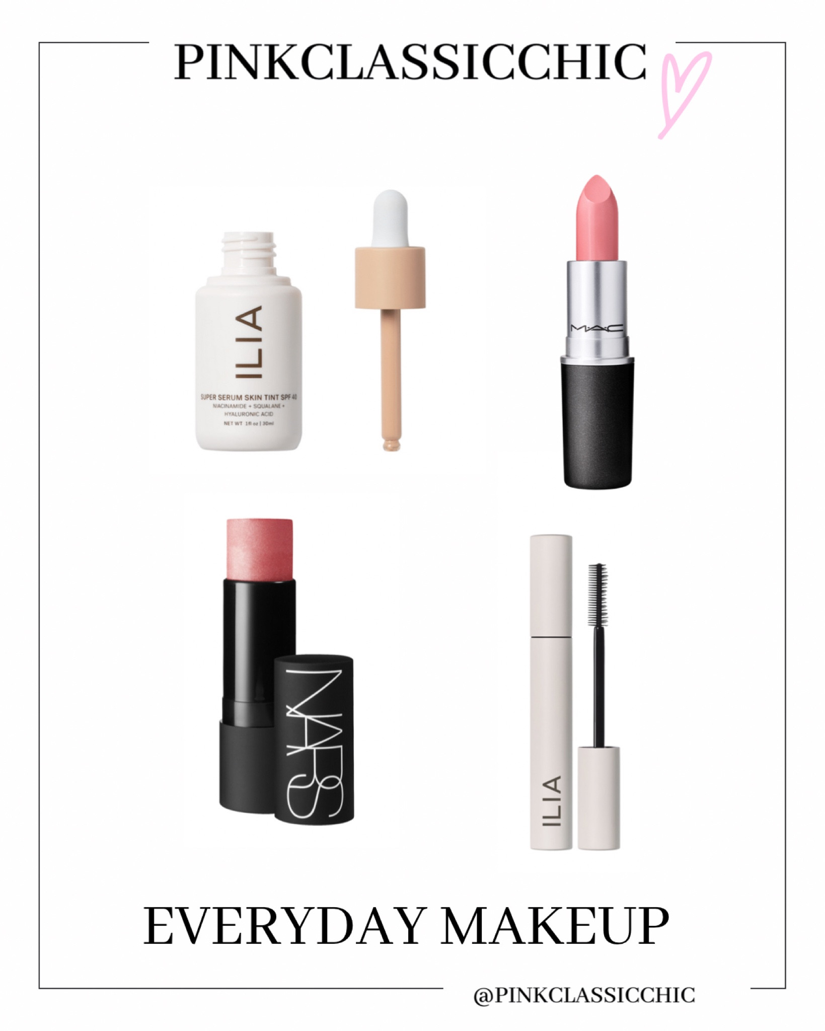 My simple everyday makeup looks. Nars, ilia, mac 

#LTKunder50 #LTKstyletip #LTKbeauty