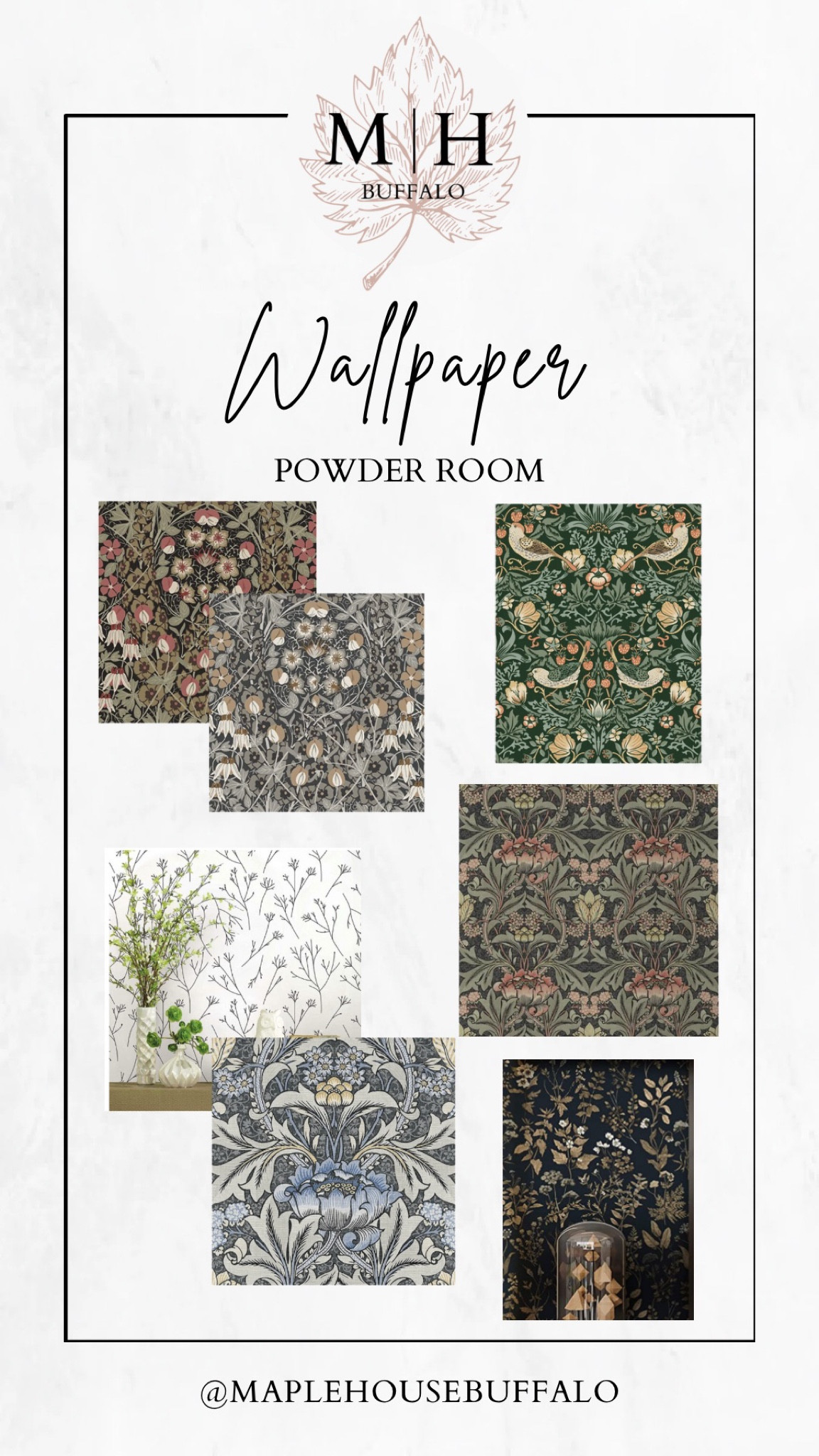 Peel and stick wallpaper - perfect for a powder room or small bedroom! Vintage wall paper | chinoiserie wallpaper

#LTKhome #LTKstyletip #LTKFind
