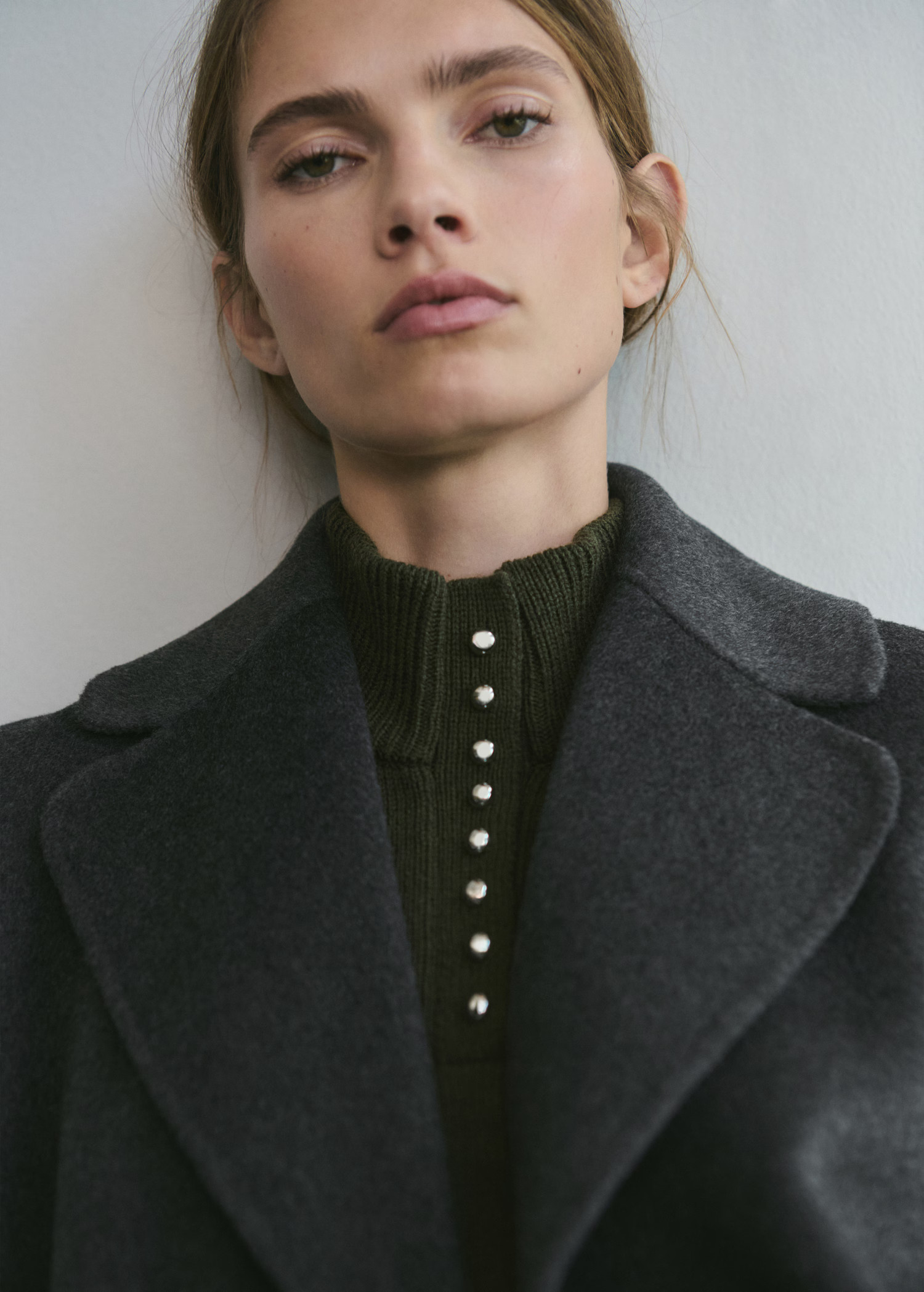 Handmade wool coat with belt | Mango (US/MX/AU)