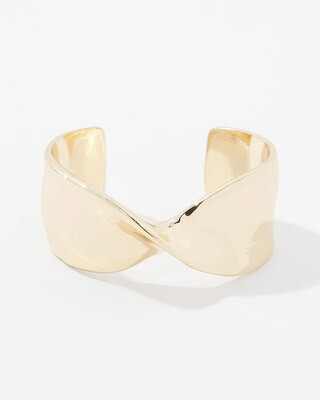 Gold Twisted Cuff | White House Black Market