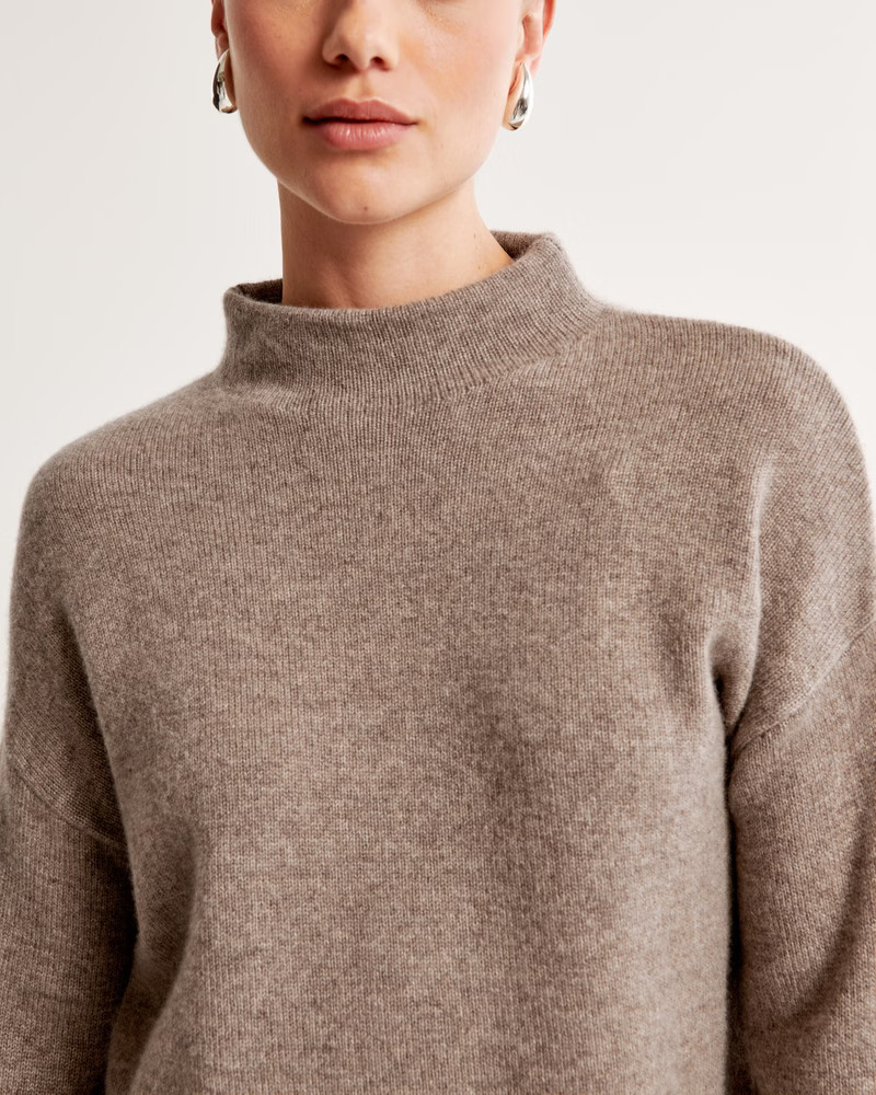 Cashmere Mockneck Sweater | Abercrombie & Fitch (US)