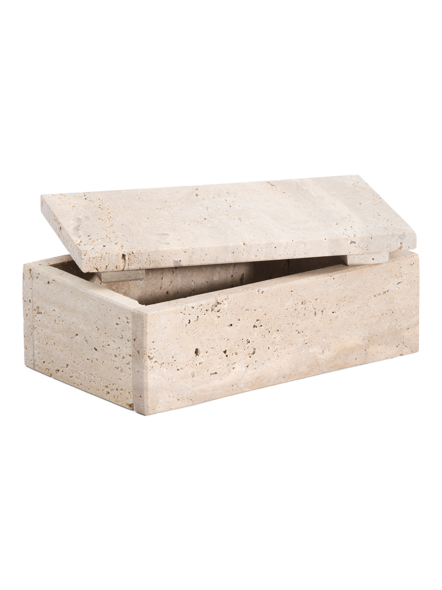 8x5 Travertine Box | TJ Maxx