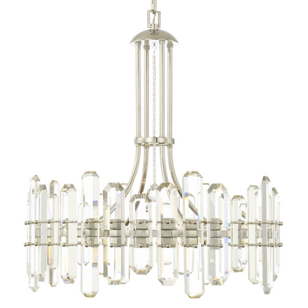 Fallon 8 Light Chandelier - Polished Nickel | Z Gallerie