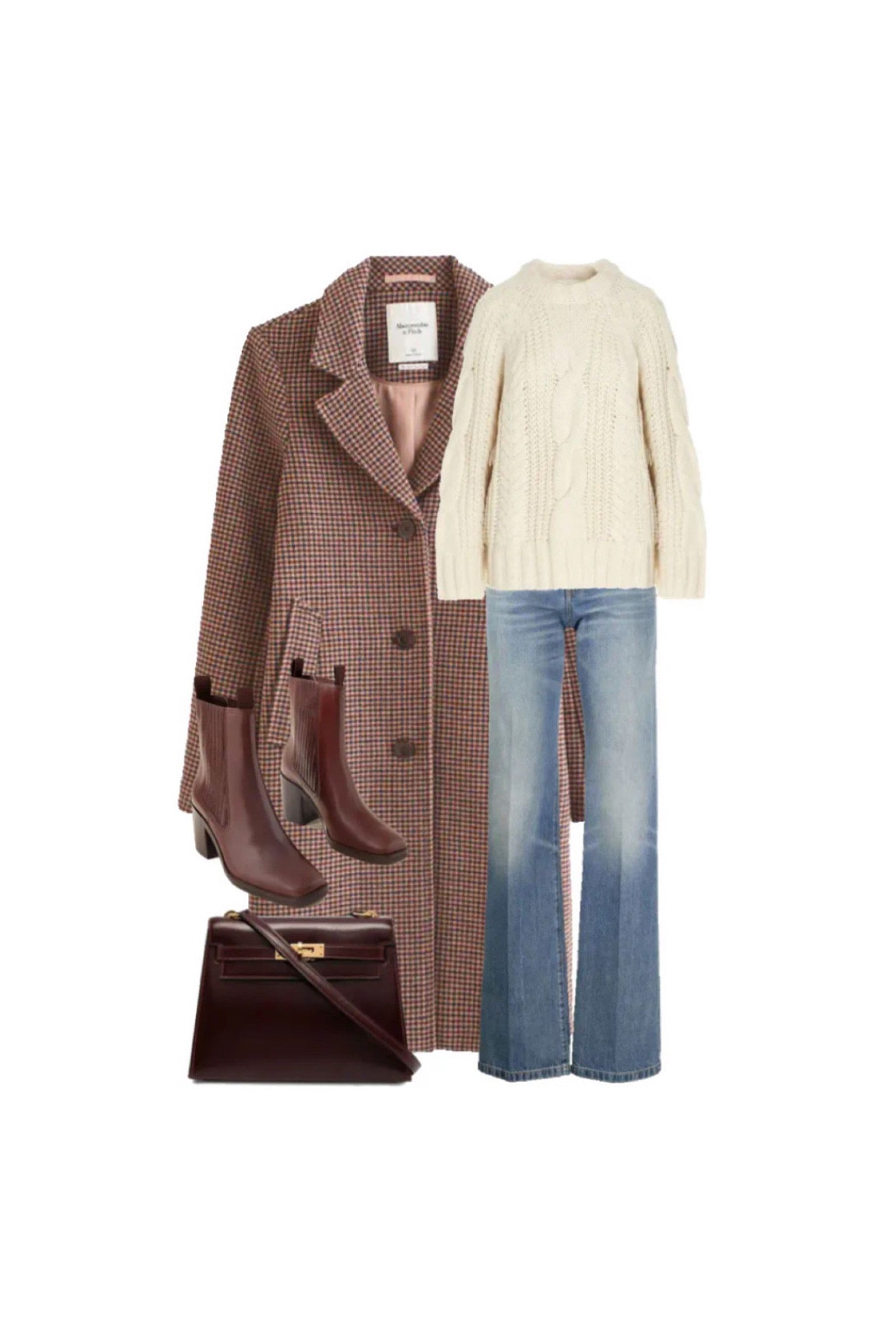 Modest fall fit 
Modest winter fit 
Modest outfit 
Modest workwear 
Hijab outfit 
Long coat 
Abercrombie & fitch coat 
Abercrombie style 
Abercrombie autumn 
Hermes Kelly 
Cream knit jumper 
Blue jeans 
Brown ankle boots #LTKBacktoSchool

#LTKSeasonal #LTKmidsize