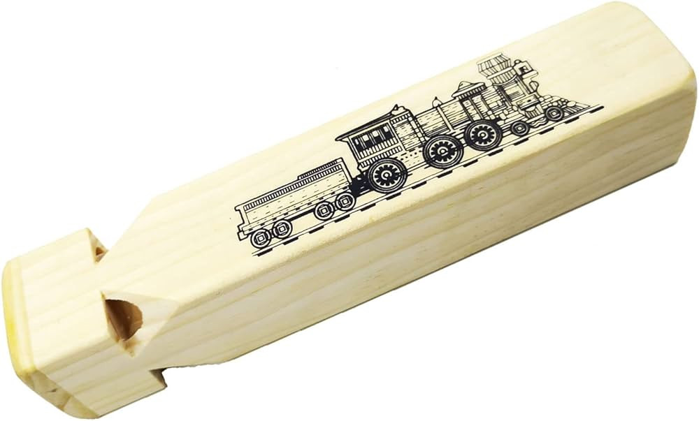 Solid Wood Train Whistle 4 Tone Musical Toy for Kids (1 pack) | Amazon (US)