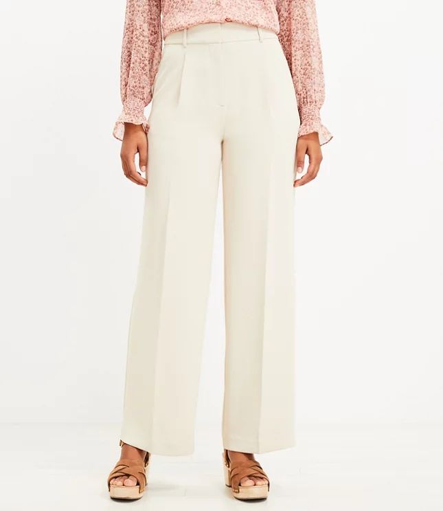 Peyton Trouser Pants in Crepe | LOFT