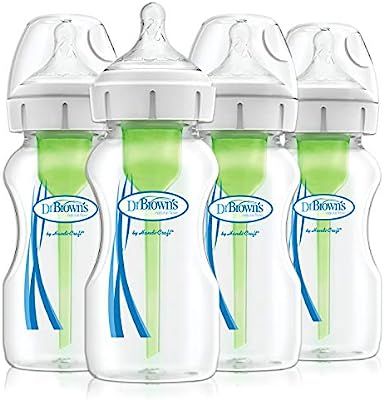 Dr. Brown's Options+ Wide-Neck Baby Bottle, 9 Ounce (4 Count) | Amazon (US)