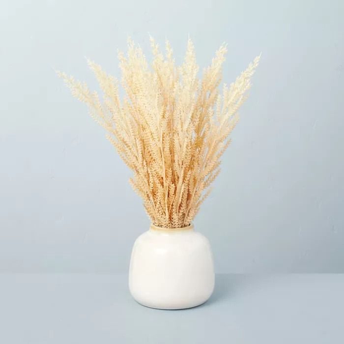 17.5" Faux Wheat Grass Foliage Potted Plant - Hearth & Hand™ with Magnolia | Target