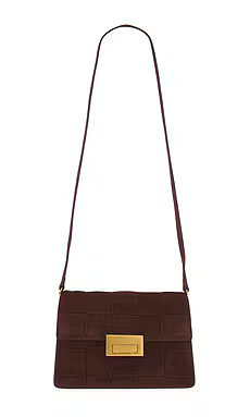 Loeffler Randall Delphine Leather Clutch in Espresso from Revolve.com | Revolve Clothing (Global)