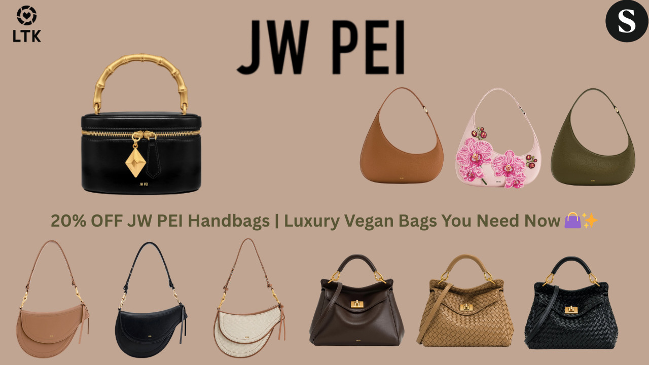 20% OFF JW PEI Handbags | Luxury Vegan Bags You Need Now 👜✨


Hurry! JW PEI is offering 20% OFF handbags for Women’s Day 🎁 Use code 26WOM20 to save on these chic vegan leather bags.
From structured top-handle bags to versatile crossbody styles, these JW PEI handbags are the perfect mix of luxury, sustainability, and everyday style.
👜 Featured Bags: Lucia Woven Top Handle Bags Harlee Shoulder Bags Ashlie Crossbody Bags Natalie Geometric Handle Bag
✨ Perfect for elevating casual outfits, workwear, or weekend looks.
🛍️ Shop all bags through my links below
ShopMy + LTK links available in description.


ShopMy:
https://shopmy.us/shop/collections/4224612


LTK:


Lucia Classic Top Handle Woven Bag – Black Elegant woven texture with structured top handle. A timeless statement bag for everyday sophistication.
Lucia Classic Top Handle Handbag – Dark Brown Rich brown vegan leather bag with classic structure, perfect for work or brunch styling.
Lucia Classic Top Handle Woven Bag – Brown Beautiful woven detail with warm brown tones that pair perfectly with neutral outfits.
Harlee Orchid Embroidered Shoulder Bag – Pink Soft pink shoulder bag featuring delicate orchid embroidery for a feminine statement.
Harlee Shoulder Bag – Brown Minimalist shoulder bag with sleek structure and effortless styling versatility.
Harlee Shoulder Bag – Dark Olive Modern olive tone bag that adds a chic pop of color to neutral outfits.
Ashlie Crossbody Bag – Brown Compact crossbody perfect for everyday errands while keeping essentials close.
Ashlie Crossbody Bag – Black Classic black crossbody bag with a sleek silhouette and versatile styling.
Ashlie Crossbody Bag – Brown Canvas Canvas texture mixed with vegan leather accents for a casual yet polished look.
Natalie Metal Geometric Pendant Handle Bag – Black Statement bag featuring a sculptural geometric metal handle for bold fashion lovers.


#JWPEI #JWPEIBags #LuxuryHandbags #VeganLeatherBag #DesignerInspiredBags #HandbagCollection #AffordableLuxury #WomensDaySale #HandbagSale #FashionOver40 #StyleOver50 #Over50AndChic #LuxuryStyle #BagLover #Y 

 #LTKSpringSale #LTKootd #LTKOver40