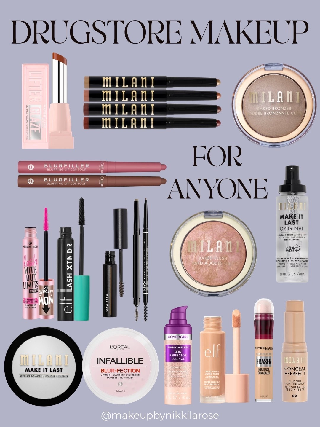 Easiest cosmetics to use!! Anyone can use these drugstore makeup products :)

#LTKBeauty