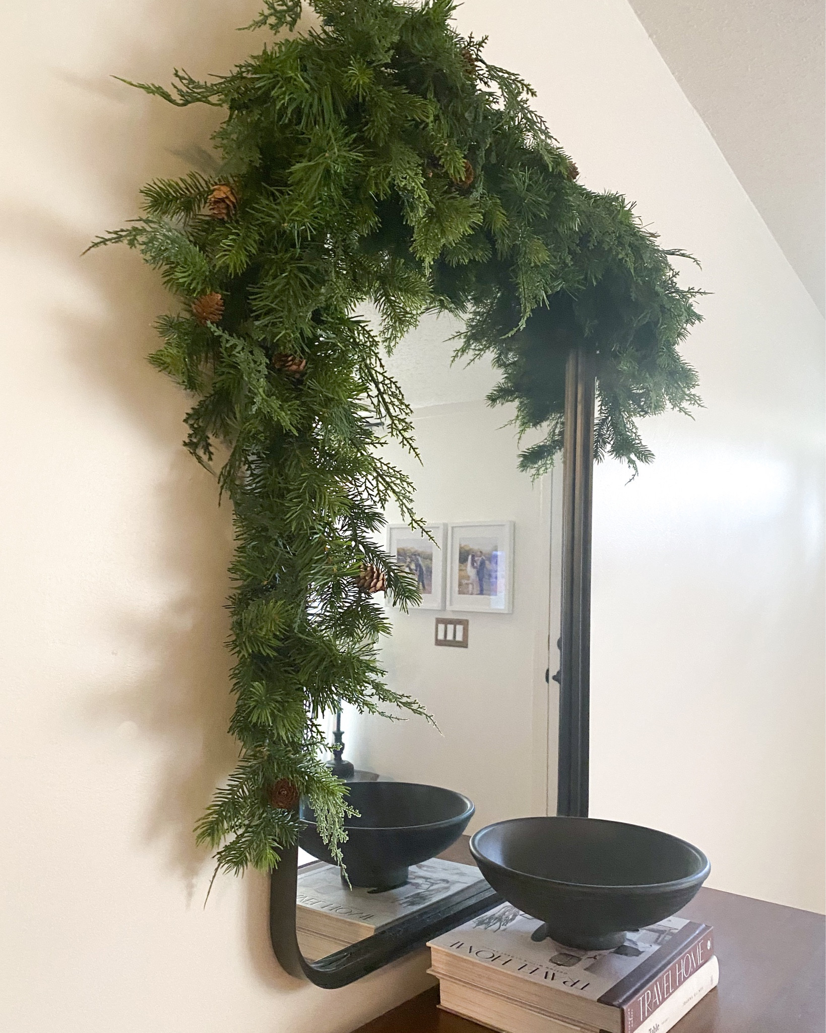 The start of my holiday decor. I’m planning to snag a few more of these mixed holiday garlands. They are “real touch” and traditional texture mix with some cedar and pine. Looks so luxe for under $20! (And if you hate the pinecones they’d be easy to remove) 

I have this one cut and doubled up for a thicker look

#LTKHoliday #LTKfindsunder50 #LTKhome