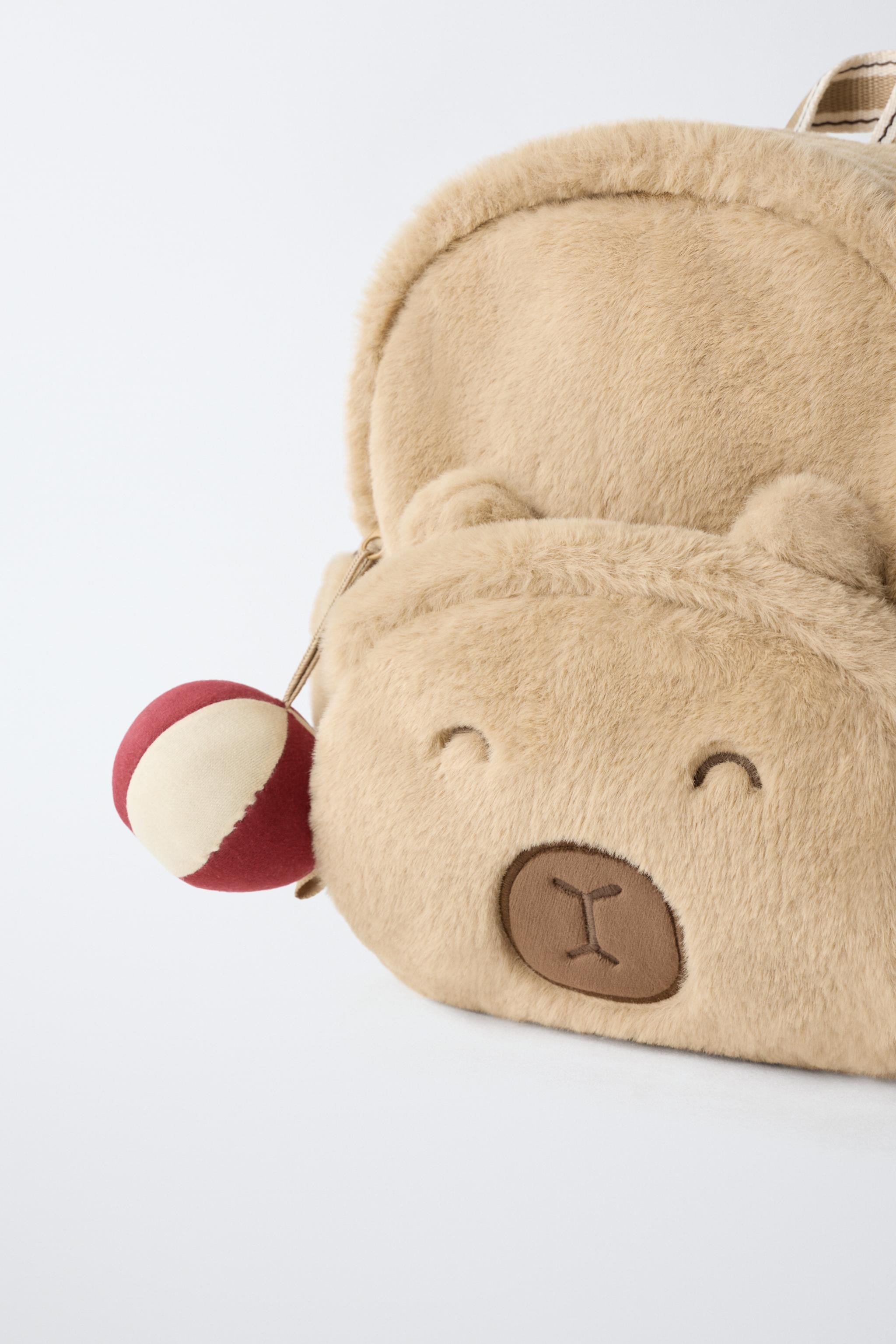 ANIMAL FAUX FUR BACKPACK | Zara UK