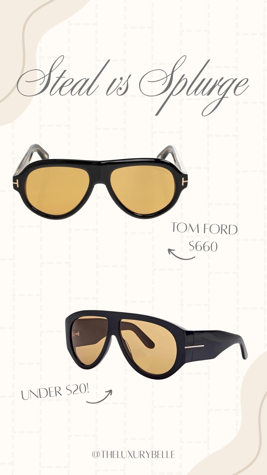 Steal VS Splurge—sunglasses edition!

#LTKgrwm #LTKootd #LTKSeasonal