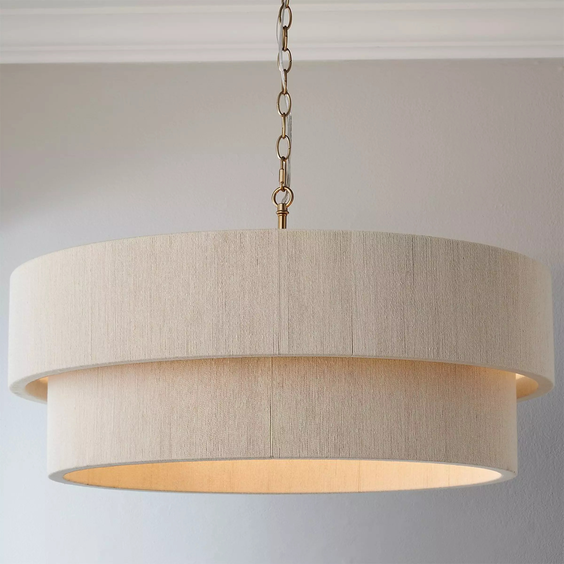 Kalini Double Drum Chandelier | Shades of Light