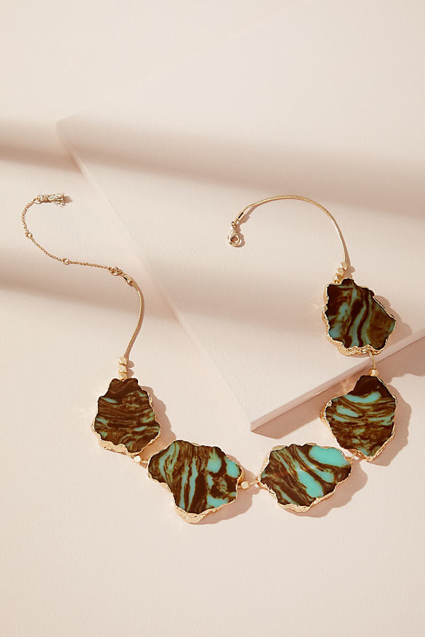 Lisa Stone Necklace - Blue | Anthropologie (UK)