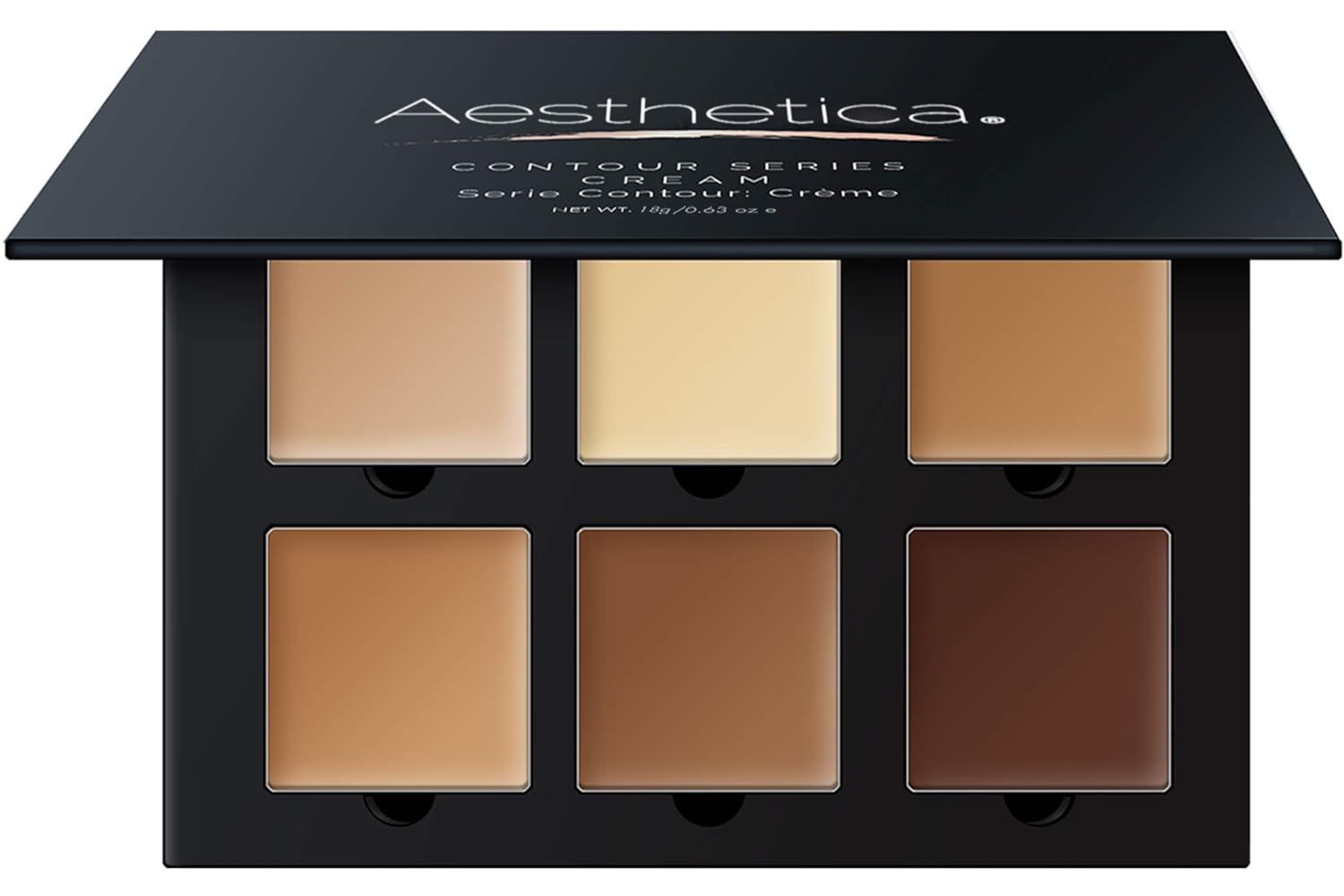 Aesthetica Cosmetics Cream Contour and Highlighting Makeup Kit - Contouring Foundation / Conceale... | Amazon (US)
