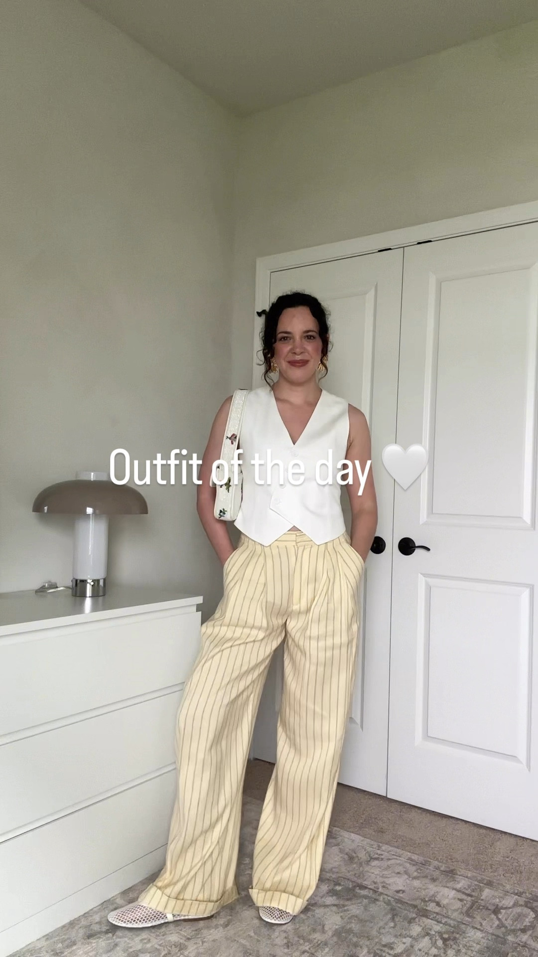 Outfit of the day 🤍 top & pants are both from Mango. Use code SPRING for 30% off

#LTKSaleAlert #LTKFindsUnder100 #LTKStyleTip