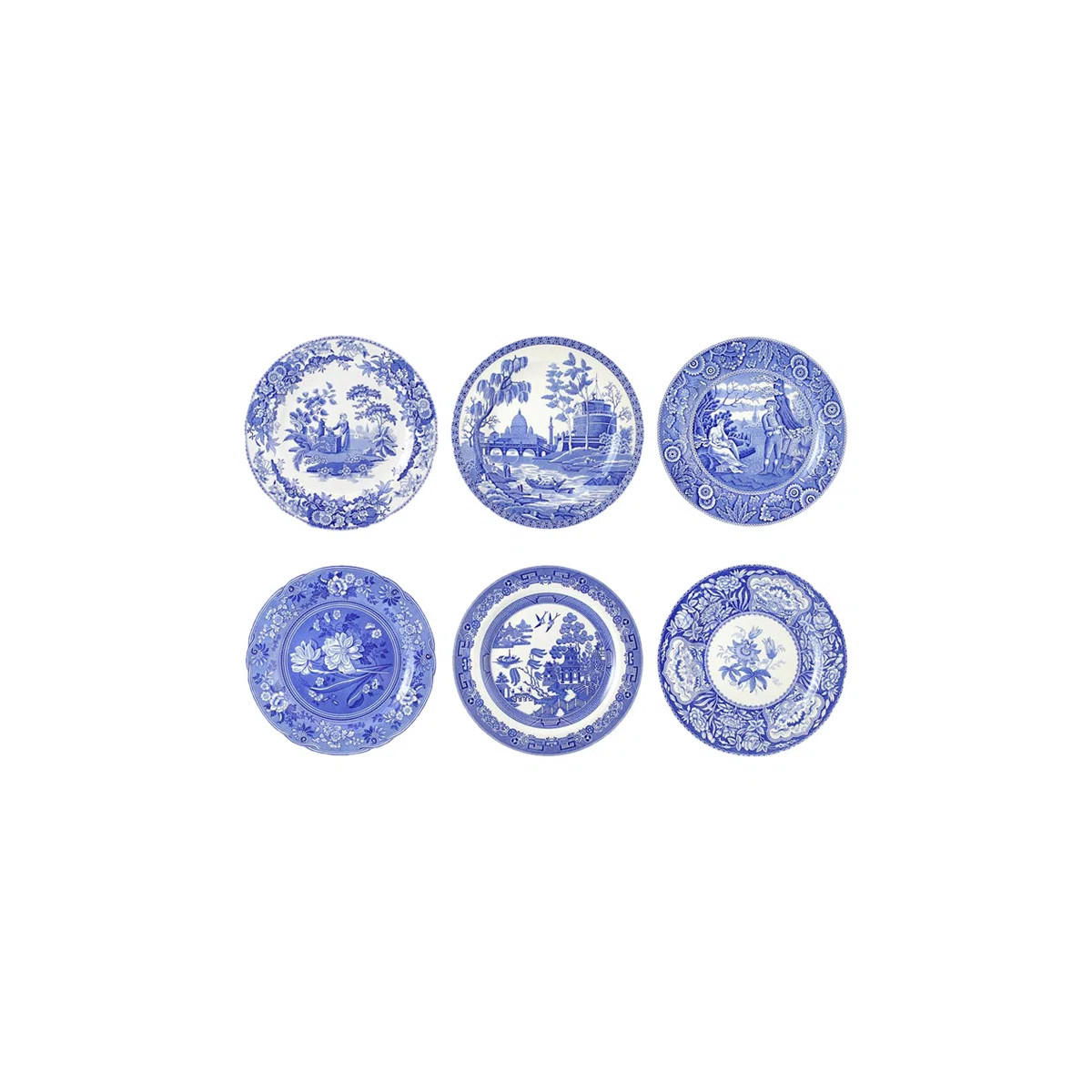 Spode Blue Room Georgian Plates 10.5" (Set of 6) | Wayfair North America