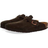Birkenstock Boston SFB in Mocha Suede, Size UK 7.5 | END. Clothing | End Clothing (US & RoW)