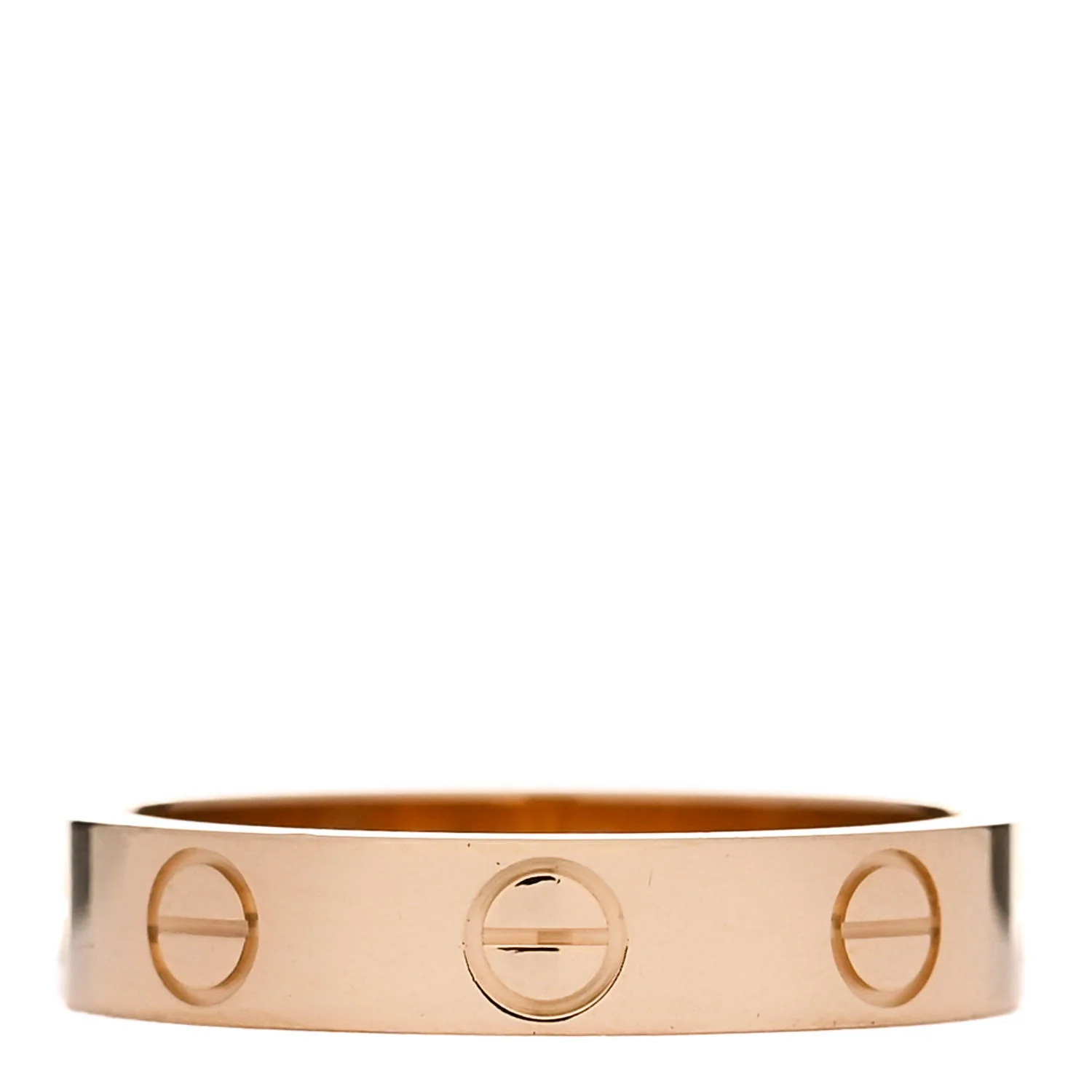 18K Yellow Gold 3.5mm LOVE Wedding Band Ring 49 4.75 | FASHIONPHILE (US)