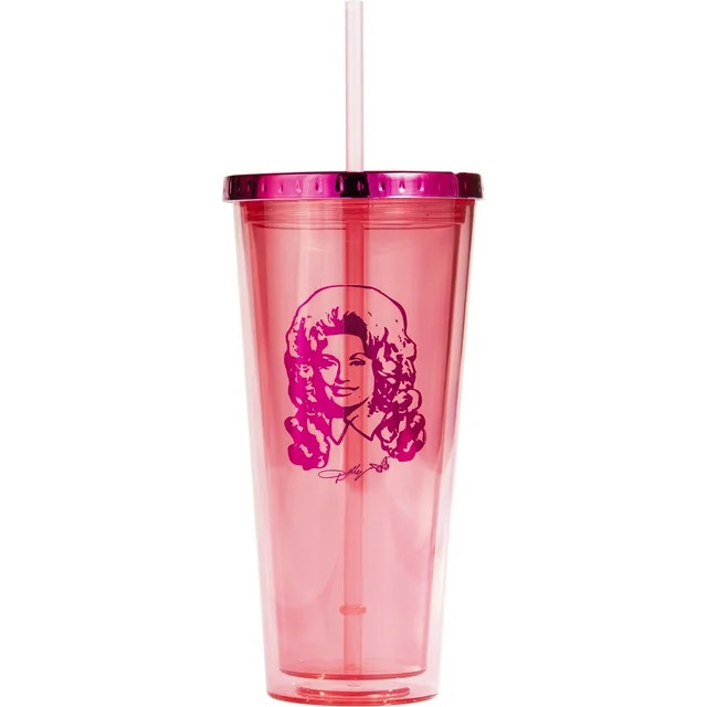 Dolly Parton Pink Plastic Tumbler 24 Ounces | Walmart (US)