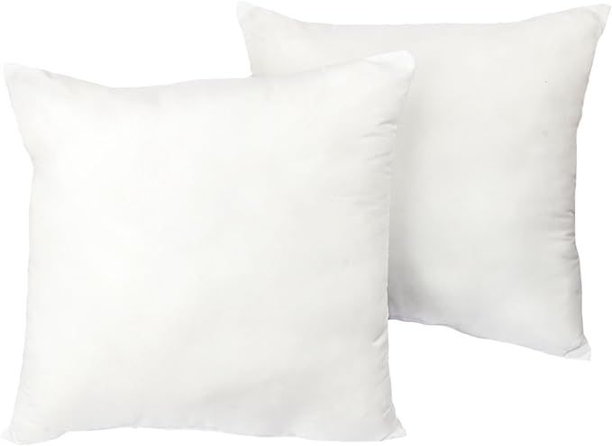 Cozy Bed European Sleep Pillow(set of 2), White, 26" H X 26" W X 4" D | Amazon (US)