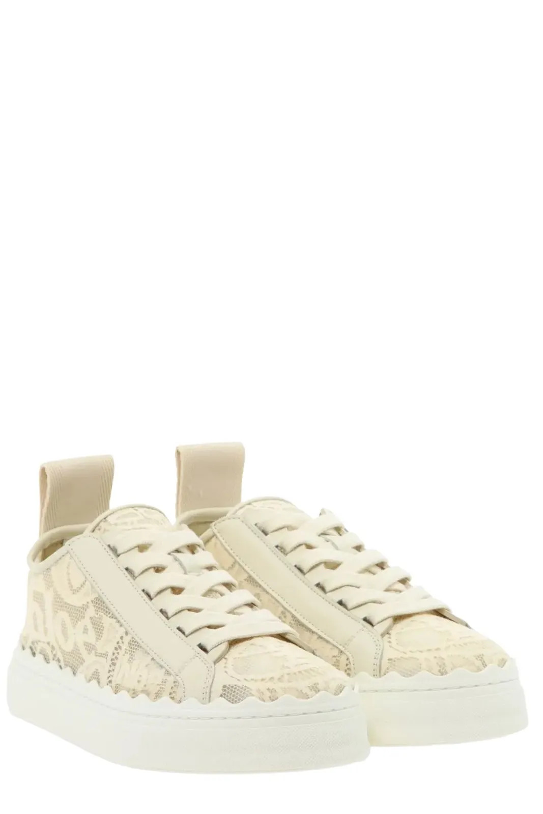 Chlo\u00e9 Lauren Lace-Up Sneakers | Cettire Global