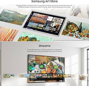 SAMSUNG 55-Inch Class QLED 4K LS03D The Frame Series Quantum HDR Smart TV w/ Dolby Atmos, Art Mod... | Amazon (US)
