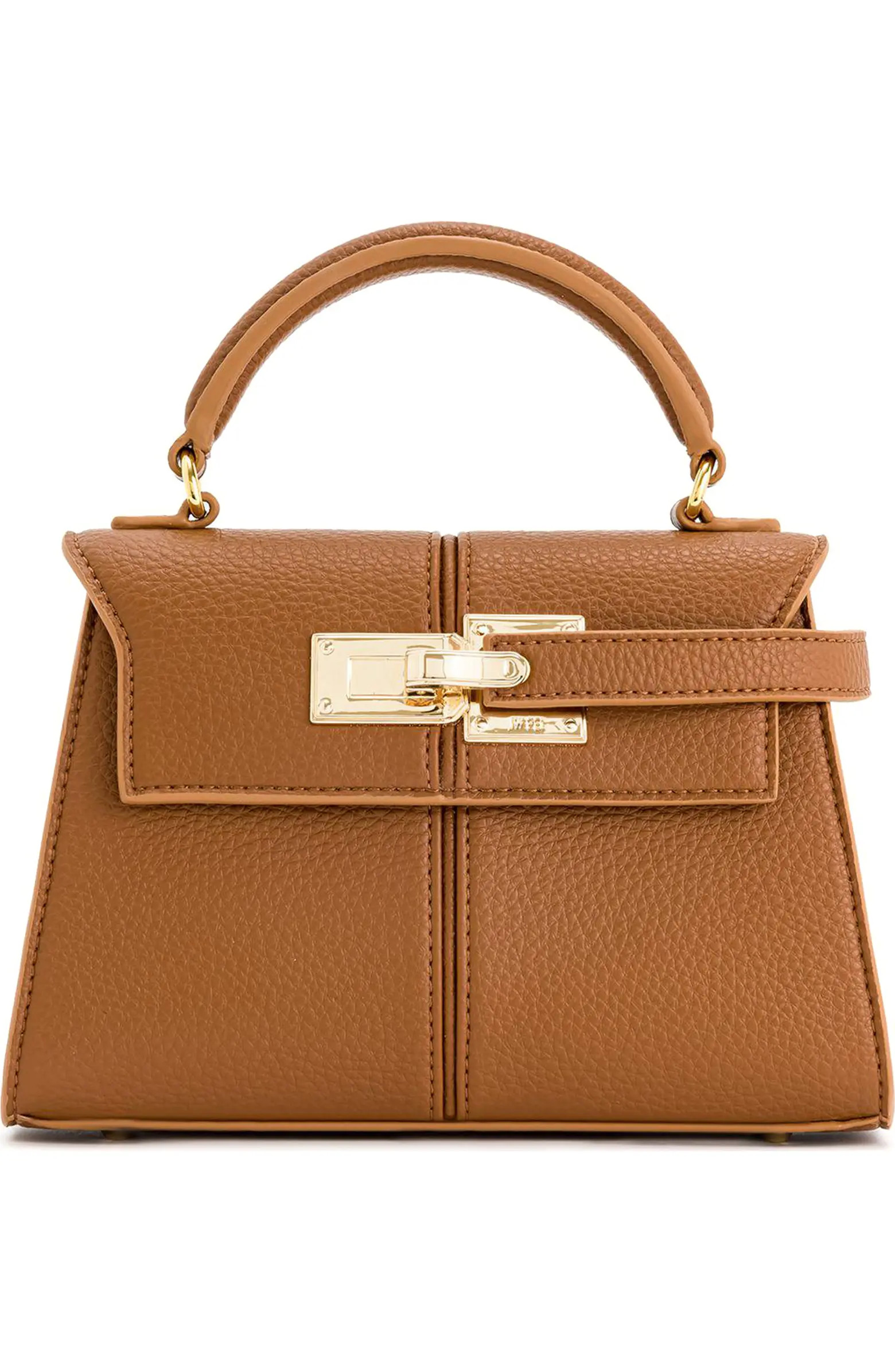 Elise Faux Leather Top Handle Bag | Nordstrom
