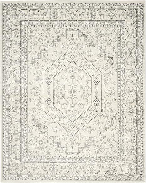 SAFAVIEH Adirondack Collection 8' x 10' Ivory / Silver ADR108B Oriental Medallion Non-Shedding Li... | Amazon (US)