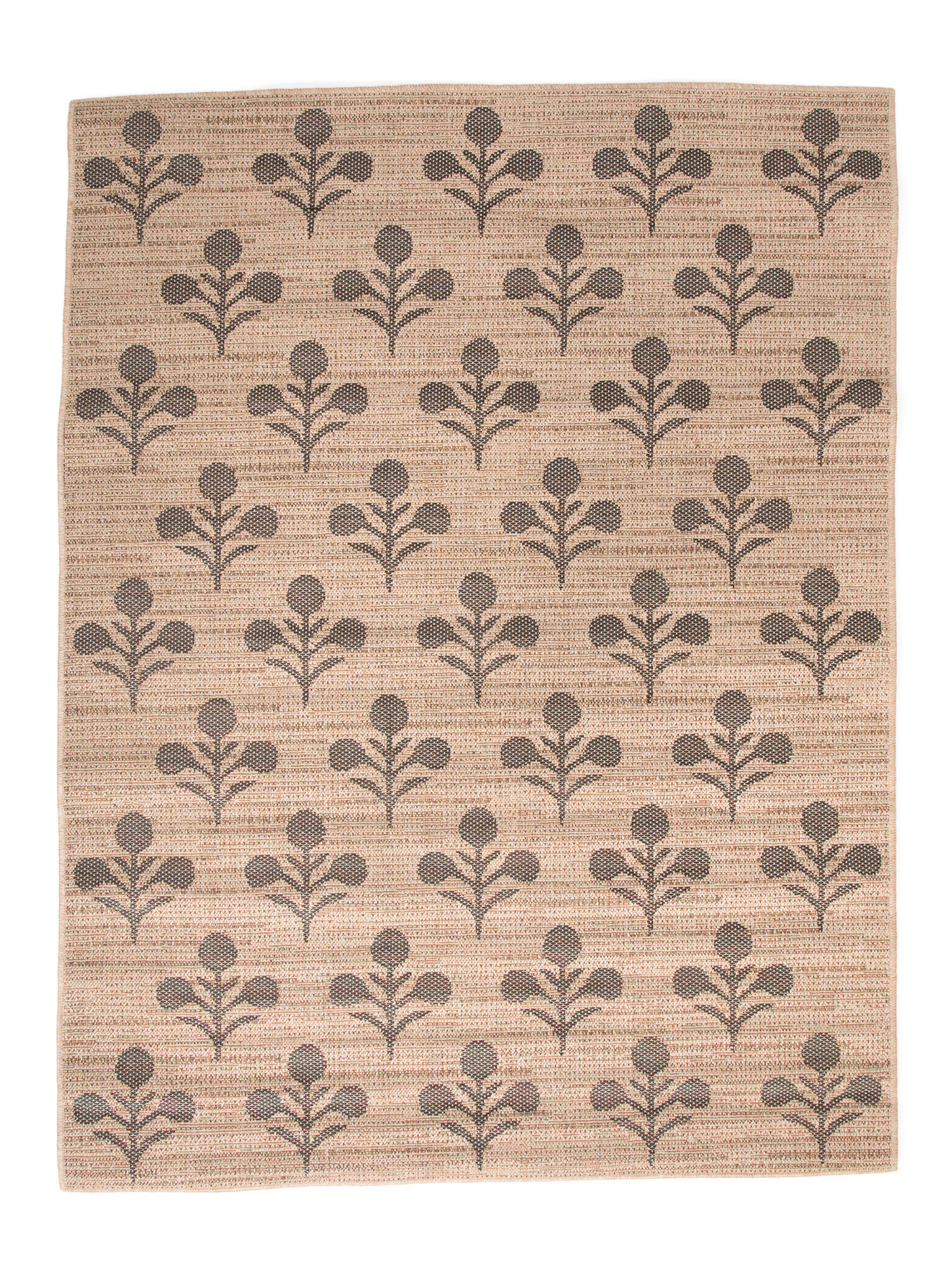 Made In Turkey 5x7 Indoor Outdoor Saybrook Floral Block Print Area Rug | TJ Maxx