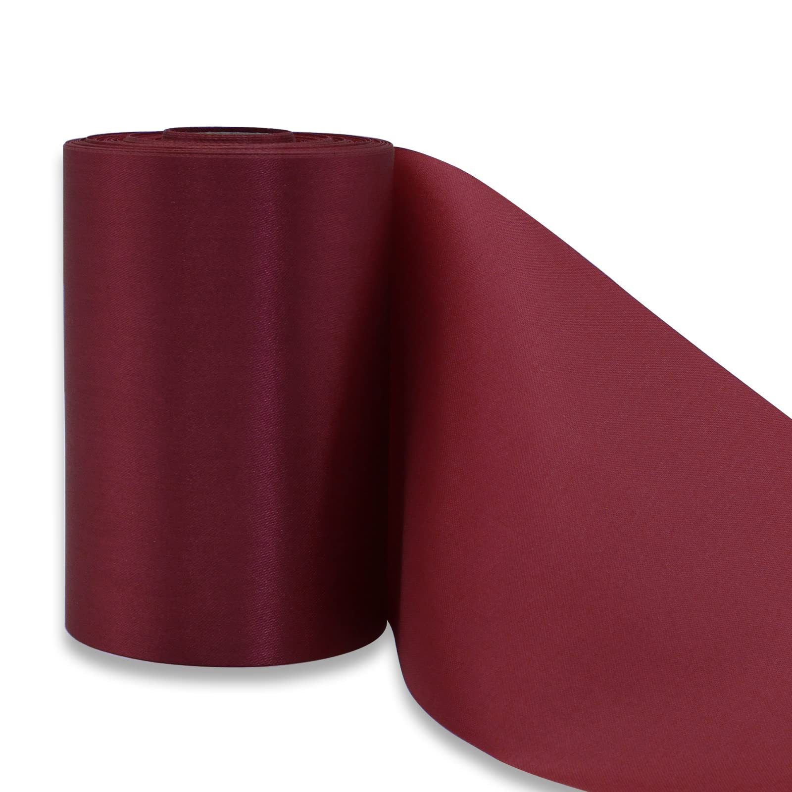 1 Rollen 9,5cm x 20m Burgund Breit Geschenkband zum Dekorieren & Basteln, Große Satinband für E... | Amazon (DE)