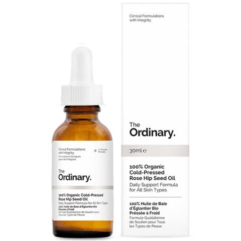 M-Player The Ordinary 100% Organic Cold-Pressed Rose Hip Seed Oil 30ml, 1.01 Fl Oz (Pack of 1) (1... | Amazon (US)