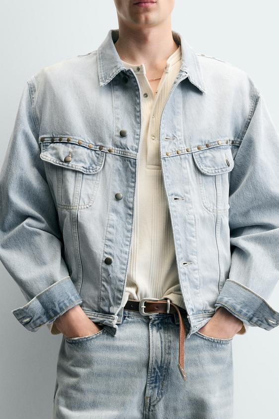 LEATHER BELT WITH METAL TIP | Zara US