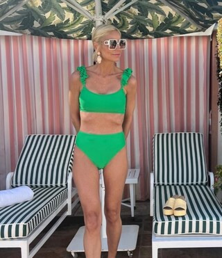 x Jennifer Sumko Solid High Waisted Swim Bottom | Dillard's