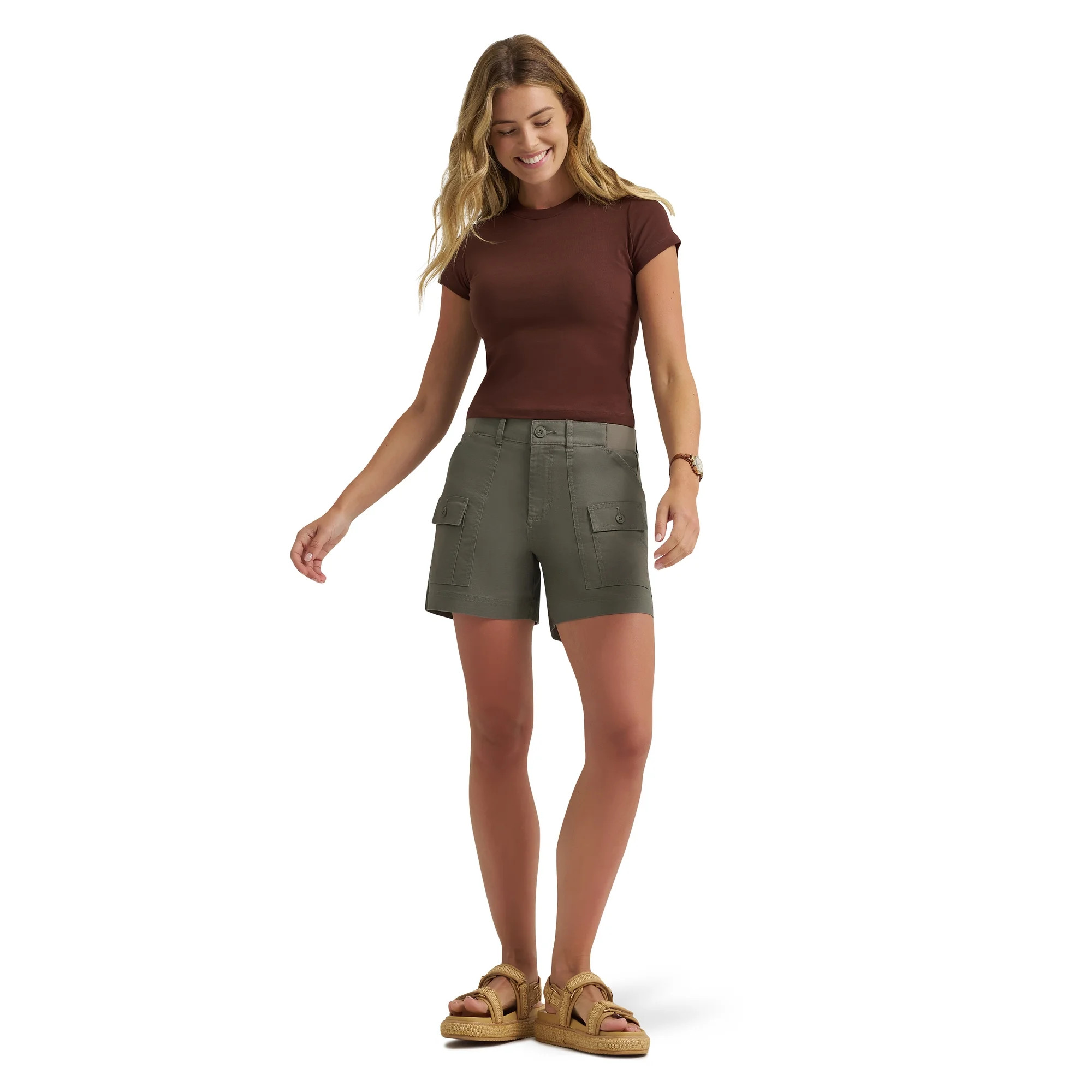 Lee® Women's and Plus 5" Cargo Short | Walmart (US)
